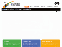 Tablet Screenshot of livingcolours.ie